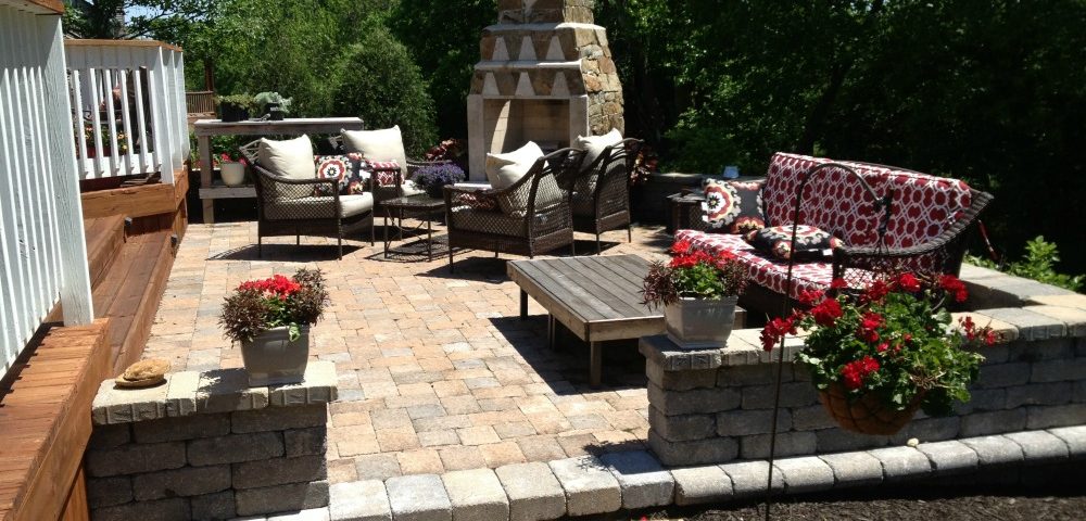 Raised Patios Are A Beautiful Option For Sloped Backyards Eagleson Landscape Co